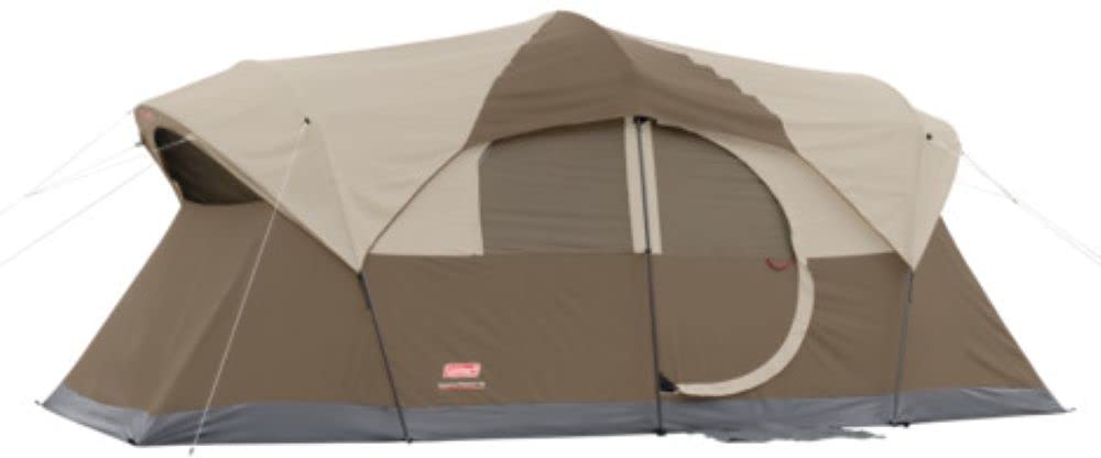 Coleman WeatherMaster 10-Person Spacious Tent for Family Camping in Any Weather
| Coleman WeatherMaster 10-Person Tent