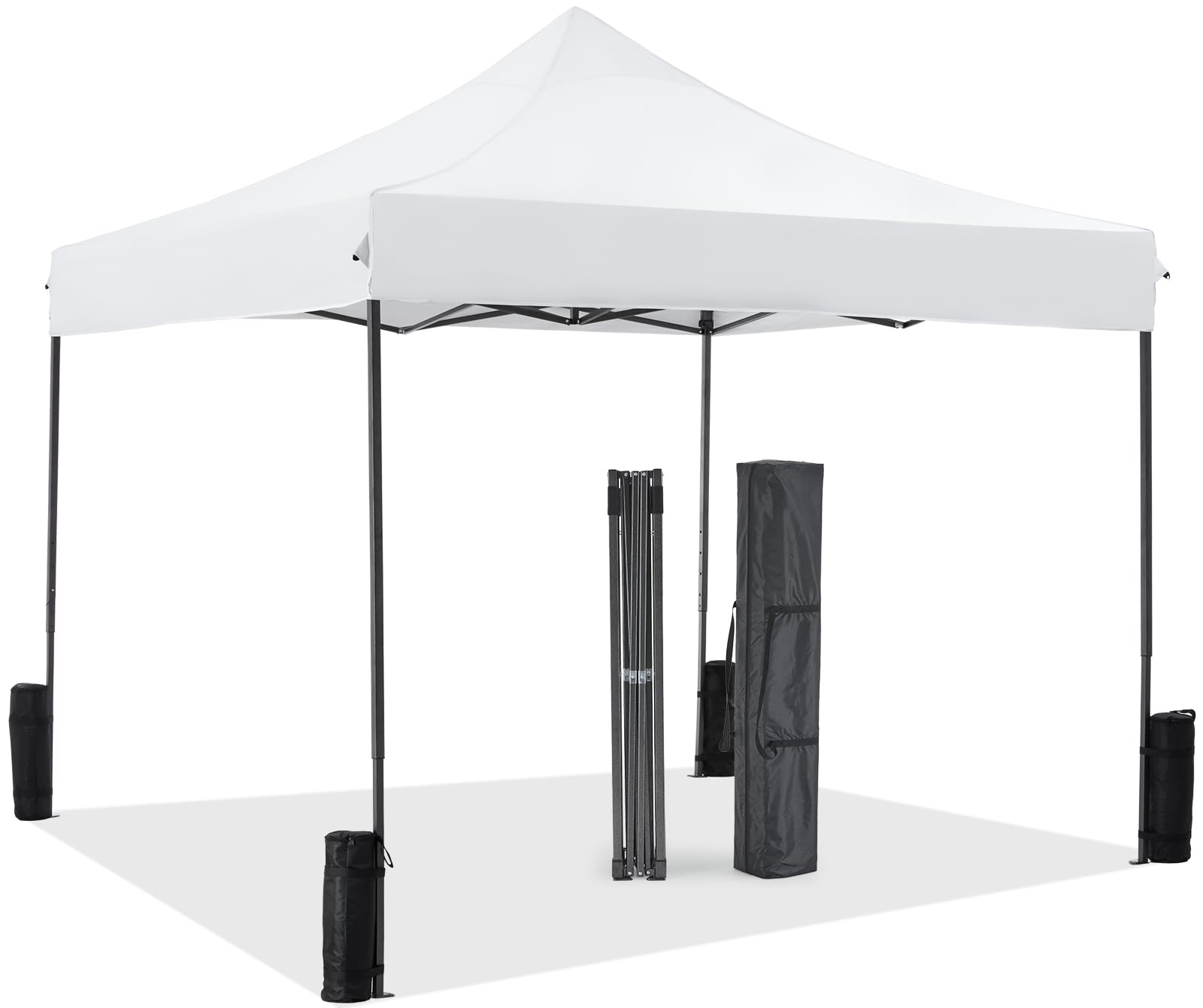 DUMOS Heavy Duty 10x10 Pop Up Canopy Tent for Vendor Markets and Parties
| DUMOS Waterproof 10FT Canopy Tent with Sand