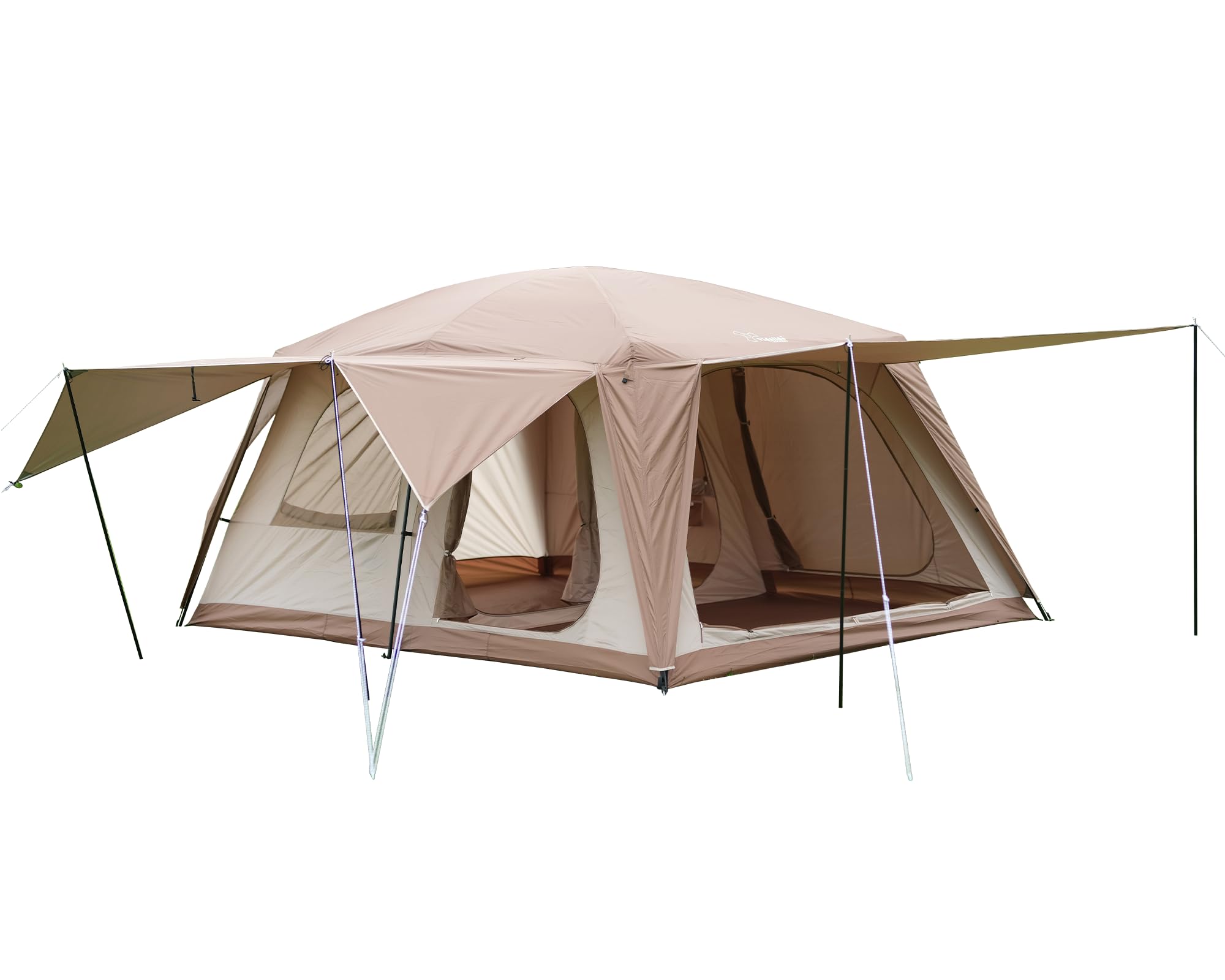 Vidalido 8-10 Person Large Family Cabin Tents for Outdoor Picnic Camping Hiking and Family Gathering
| Vidalido Double